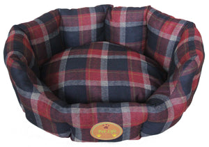 Wick-Away Nano-Silver and Anti-Bacterial Water Resistant Round Circular Dog Bed - Pet Totality