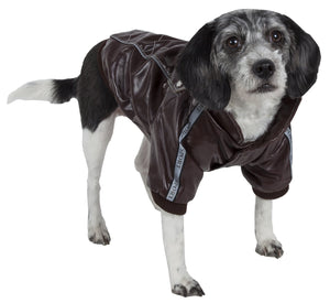 Wuff-Rider Fashion Suede Stitched Pet Coat - Pet Totality