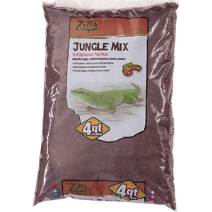 Zilla Bedding Jungle Mix 4Qt - Pet Totality