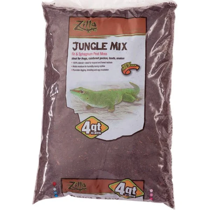 Zilla Bedding Jungle Mix 4Qt