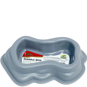Zilla Durable Dish Grey Large - Pet Totality
