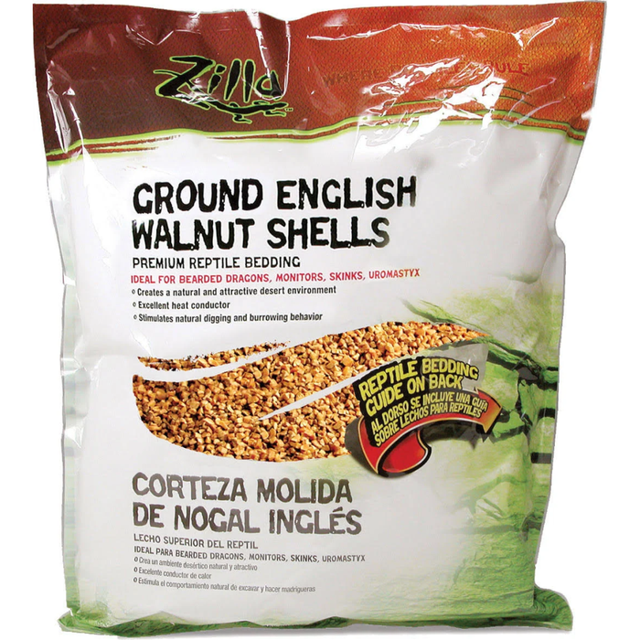 Zilla Ground English Walnut Shells 25Qt