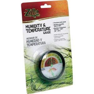 Zilla Humidity And Temperature Gauge - Pet Totality