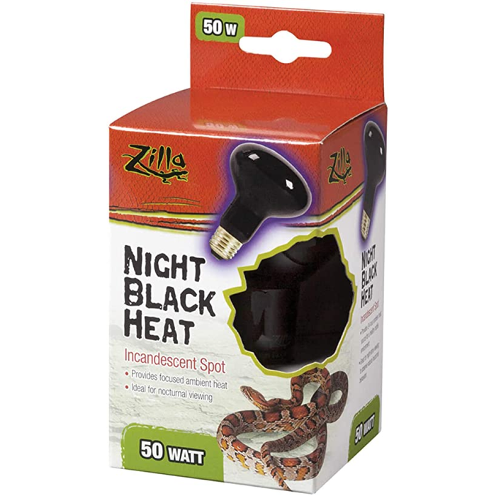 Zilla Incandescent Night Black Heat Spot Bulb 50W