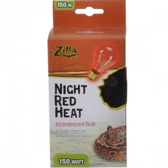 Zilla Incandescent Night Red Heat Bulb 150W