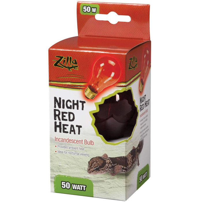 Zilla Incandescent Night Red Heat Bulb 50W