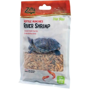 Zilla Munchies River Shrimp Reptile Food Trial Size .35Oz - Pet Totality