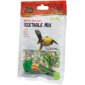 Zilla Munchies Vegetable Mix Reptile Food Trial Size.7Oz - Pet Totality