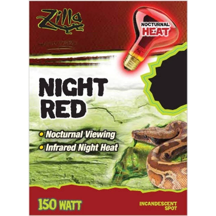 Zilla Night Red Incandescent Spot Bulb 150W