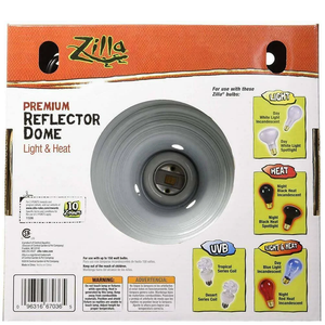 Zilla Reflector Dome Light & Heat 5.5In - Pet Totality