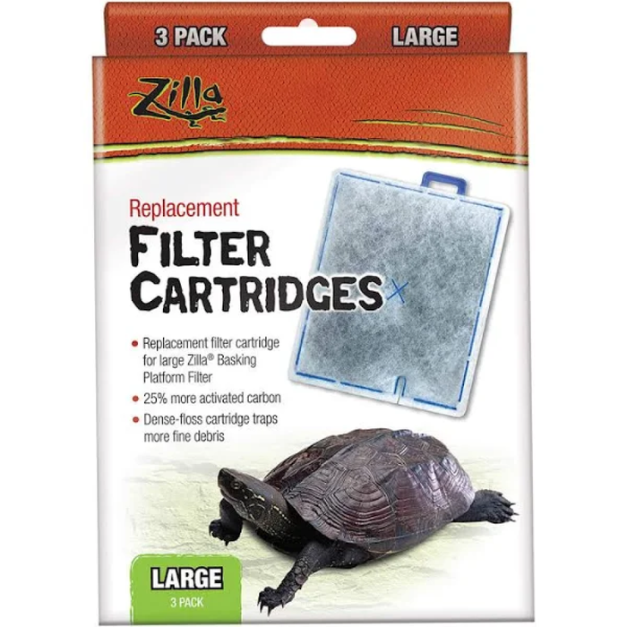 Zilla Replacement Filter Cartridge Large 3Pk