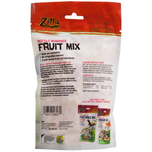 Zilla Reptile Munchies Fruit Mix 2.5Oz - Pet Totality