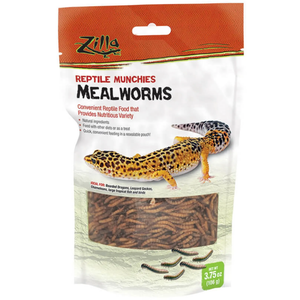 Zilla Reptile Munchies Mealworm Food 3.75Oz - Pet Totality