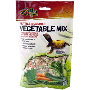 Zilla Reptile Munchies Vegetable Mix 4Oz - Pet Totality