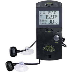 Zilla Terrarium Thermometer-Hygrometer - Pet Totality