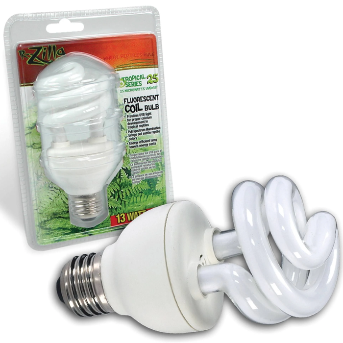 Zilla Tropical Series 25 Fluorescent Coil Bulb 13W