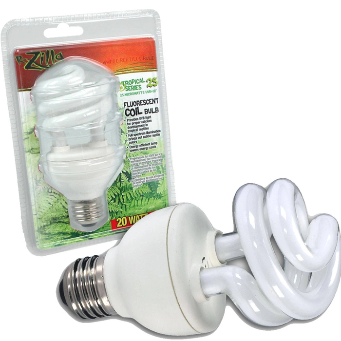 Zilla Tropical Series 25 Fluorescent Coil Bulb 20W