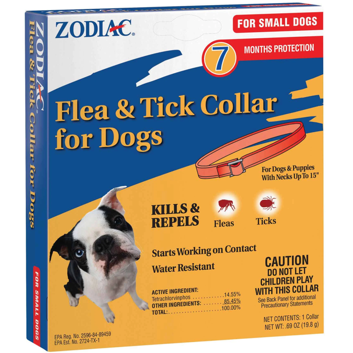Zodiac Flea & Tick Collar For Small Dogs