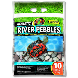Zoo Med Aquatic River Pebbles 10Lbs - Pet Totality