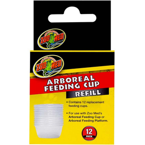 Zoo Med Arboreal Feeding Cup Refill 12Pk - Pet Totality