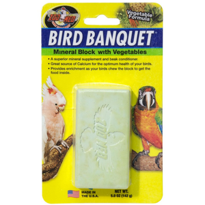 Zoo Med Bird Banquet Block Veggie Formula Large - Pet Totality