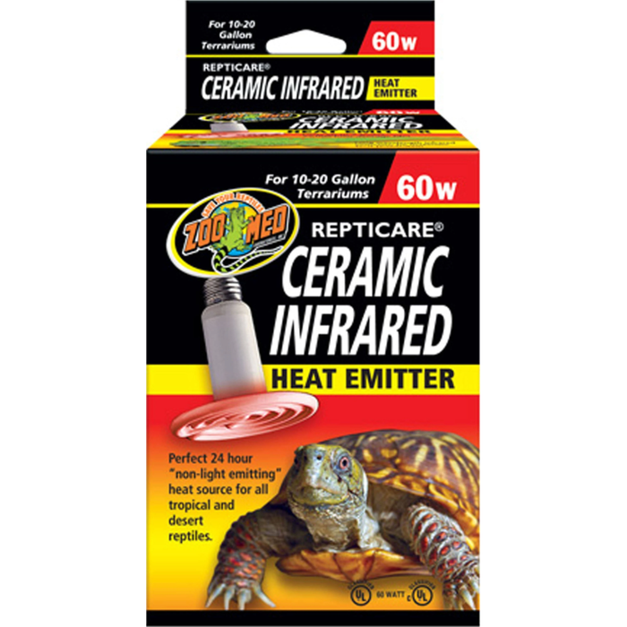 Zoo Med Ceramic Heat Emitter 10-20Gal 60 Watt