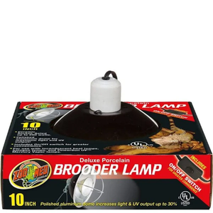 Zoo Med Deluxe Porcelain Brooder Lamp 10In - Pet Totality