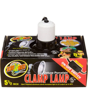 Zoo Med Deluxe Porcelain Clamp Lamp 5.5In - Pet Totality