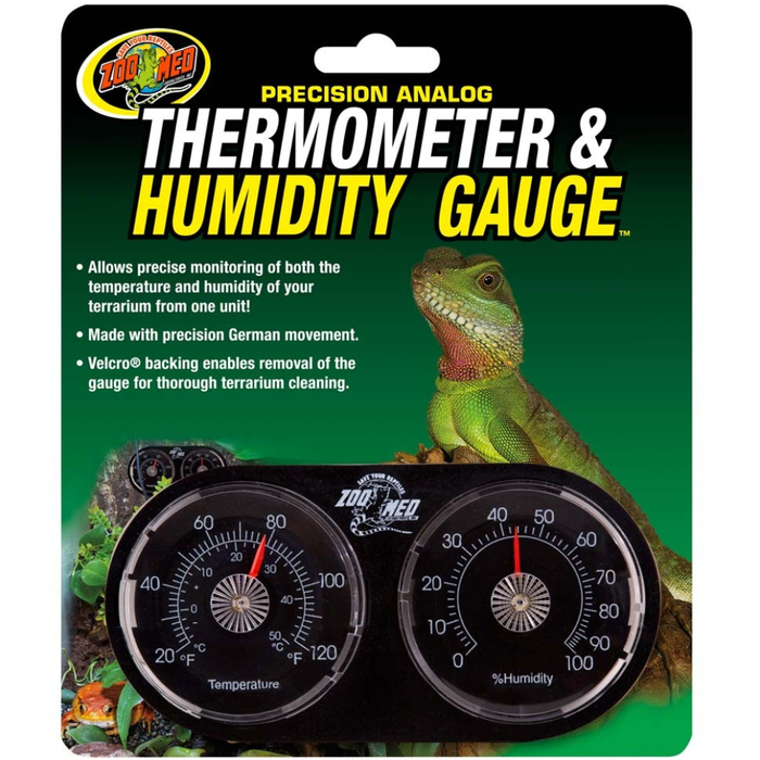 Zoo Med Dual Thermometer / Humidity Gauge