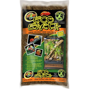 Zoo Med Eco Earth Loose Coconut Fiber Substrate 8Qt - Pet Totality
