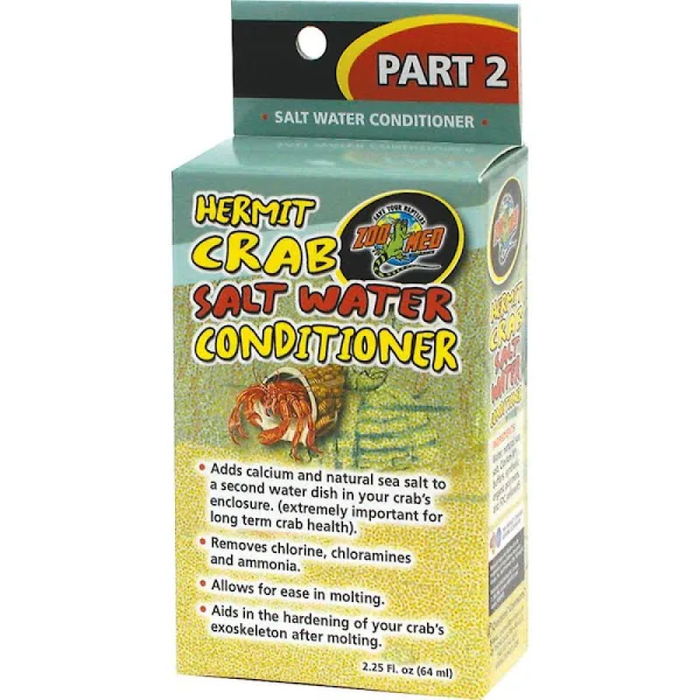 Zoo Med Hermit Crab Salt Water Conditioner 3Oz