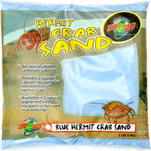 Zoo Med Hermit Crab Sand Blue 2Lb - Pet Totality