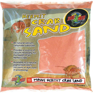 Zoo Med Hermit Crab Sand Mauve 2Lb - Pet Totality