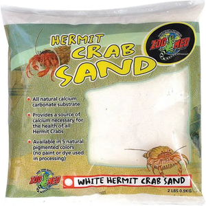Zoo Med Hermit Crab Sand White 2Lb - Pet Totality