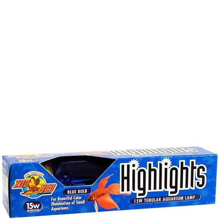 Zoo Med Highlights Incandescent Bulb Clear 15W
