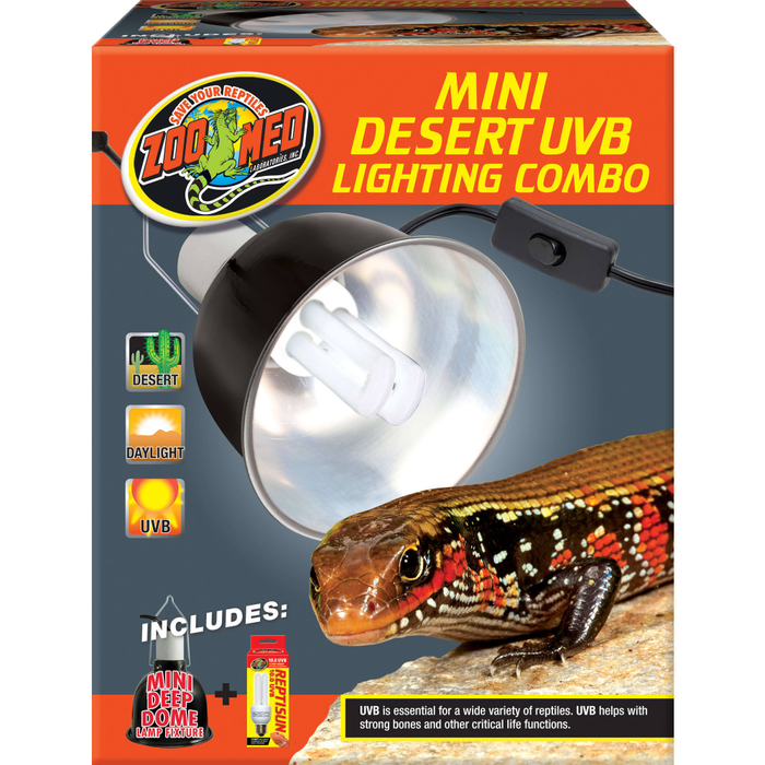 Zoo Med Mini Desert Uvb Lighting Combo Pack