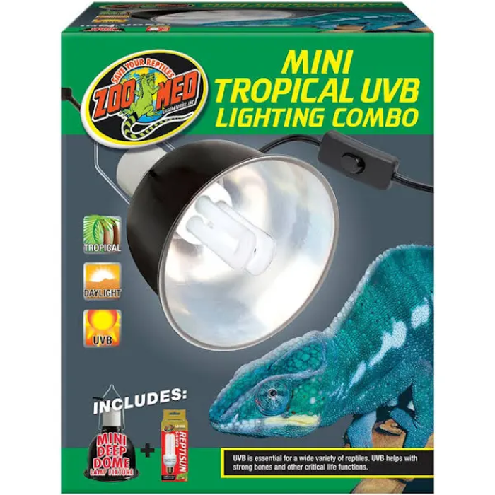 Zoo Med Mini Tropical Uvb Lighting Combo Pack