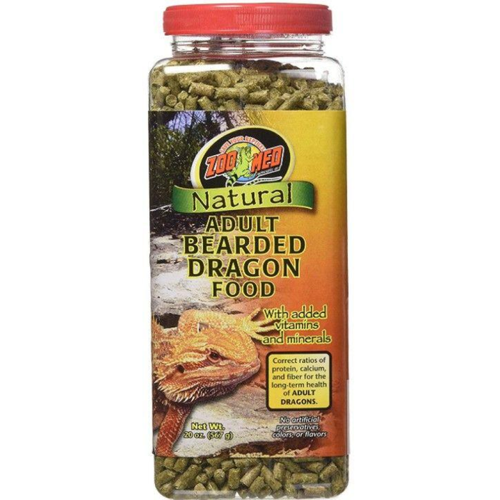Zoo Med Natural Adult Bearded Dragon Food 20Oz