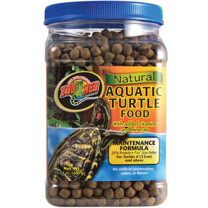 Zoo Med Natural Aquatic Turtle Food Maintenance Formula 24Oz - Pet Totality