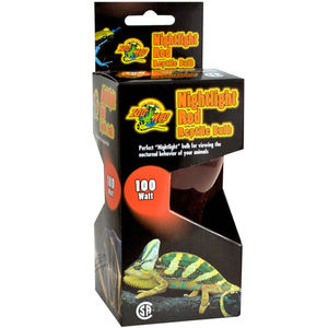 Zoo Med Nightlight Red Reptile Bulb 100W - Pet Totality