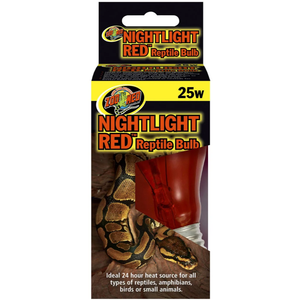 Zoo Med Nightlight Red Reptile Bulb 25W - Pet Totality