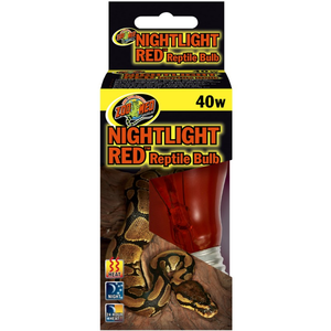 Zoo Med Nightlight Red Reptile Bulb 40W - Pet Totality