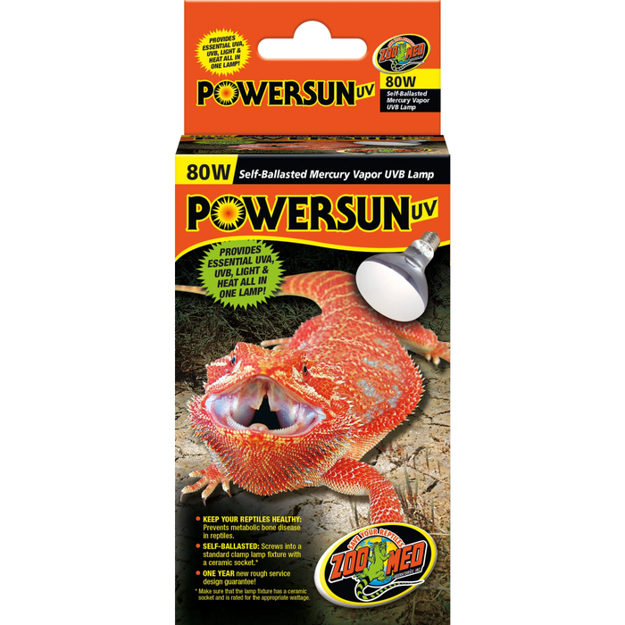 Zoo Med Powersun Uv- 80Watt