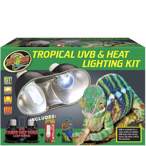 Zoo Med Tropical Uvb & Heat Lighting Kit - Pet Totality
