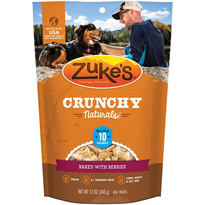 Zukes Dog Crunchy Natural Berry 12Oz