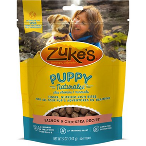 Zukes Dog Puppy Naturals Salmon & Chickpea 5Oz - Pet Totality